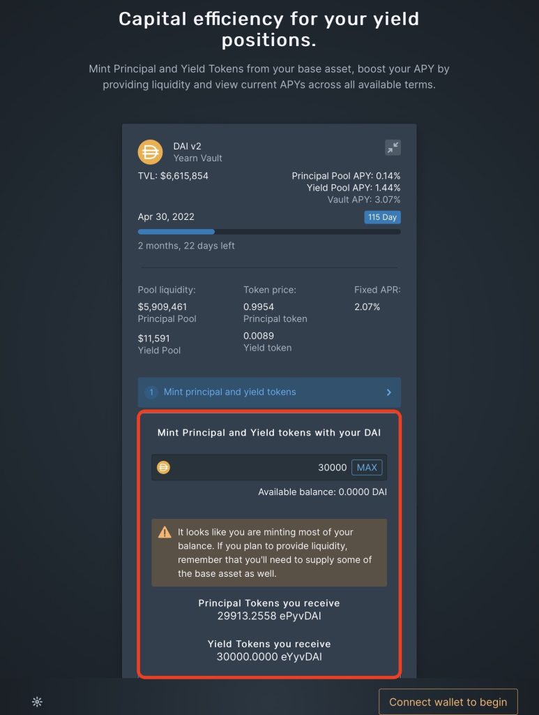 Element Finance：固定利率的DeFi定存服务