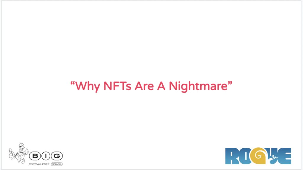 游戏制作人：为什么NFT游戏是一场噩梦？