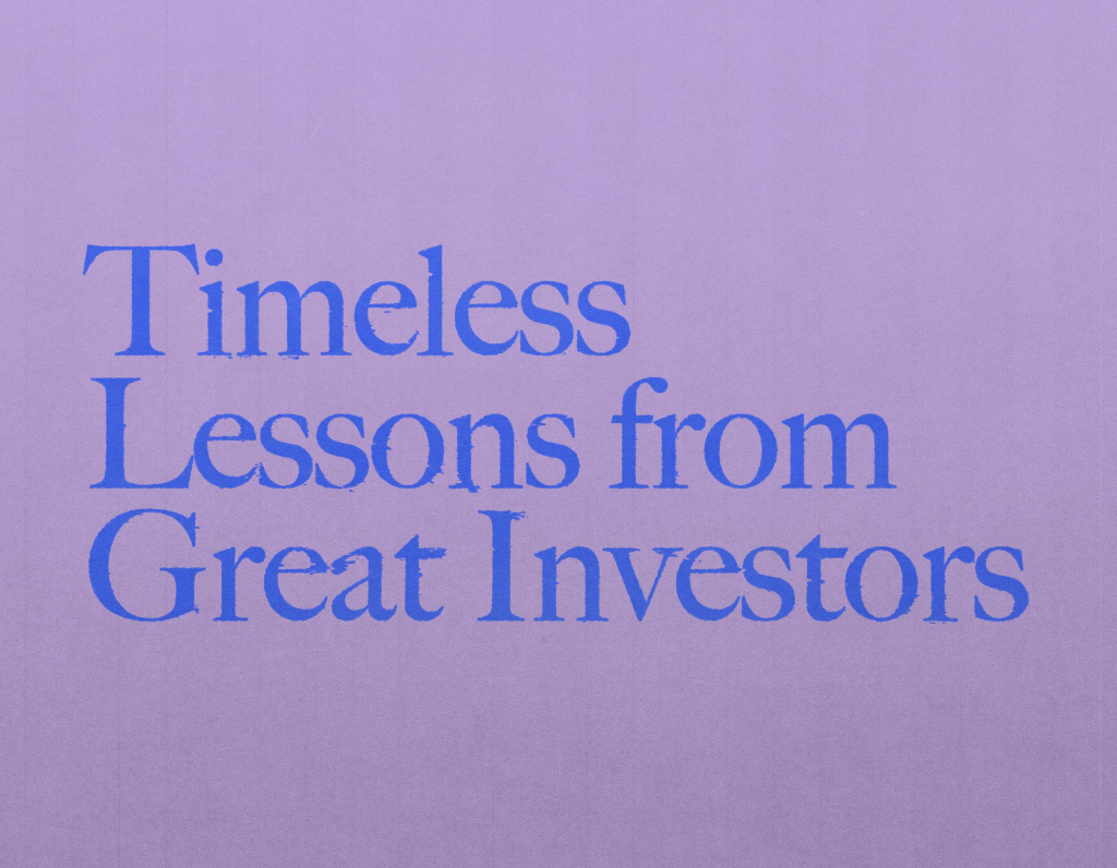 伟大投资者的永恒智慧，请牢记这十个投资习惯