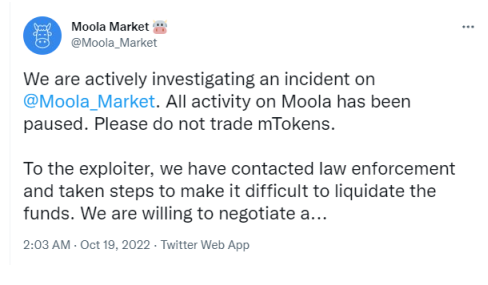 Moola Market遭攻击事件分析：13万美元撬动约840万美元