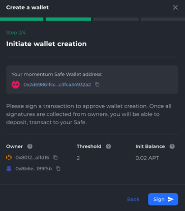 三分钟了解Momentum Safe:Aptos链上第一个多签钱包