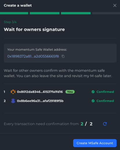 三分钟了解Momentum Safe:Aptos链上第一个多签钱包