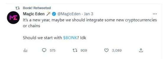 Solana上的山寨狗币Bonk为什么会火？