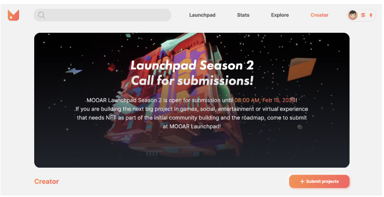 MOOAR Launchpad第2期来袭，谁会是下一个STEPN？