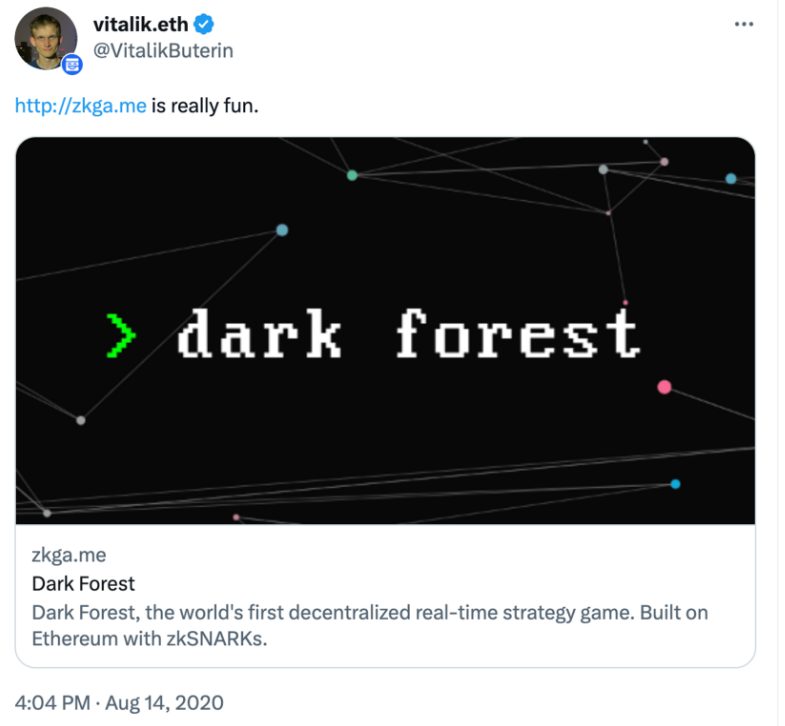 万字详谈全链上游戏（上）：一切的开始与Dark Forest