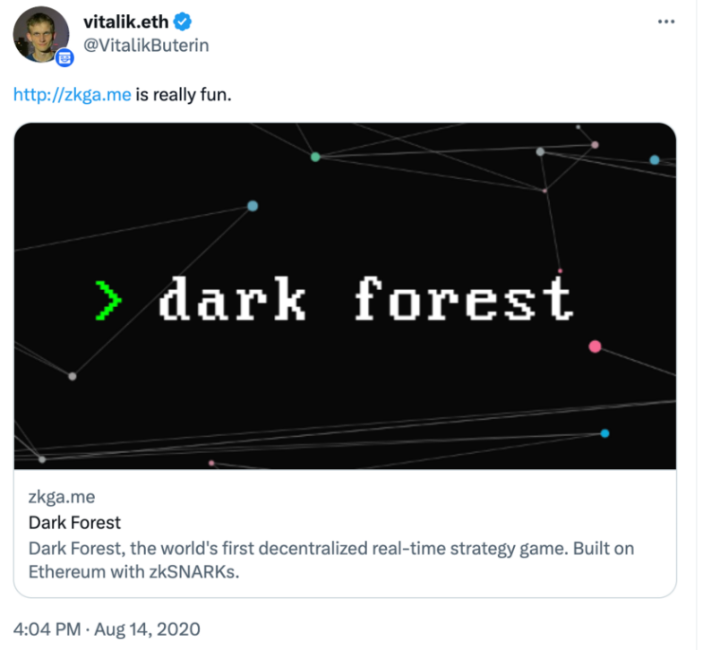 万字详谈全链上游戏(上):一切的开始与Dark Forest