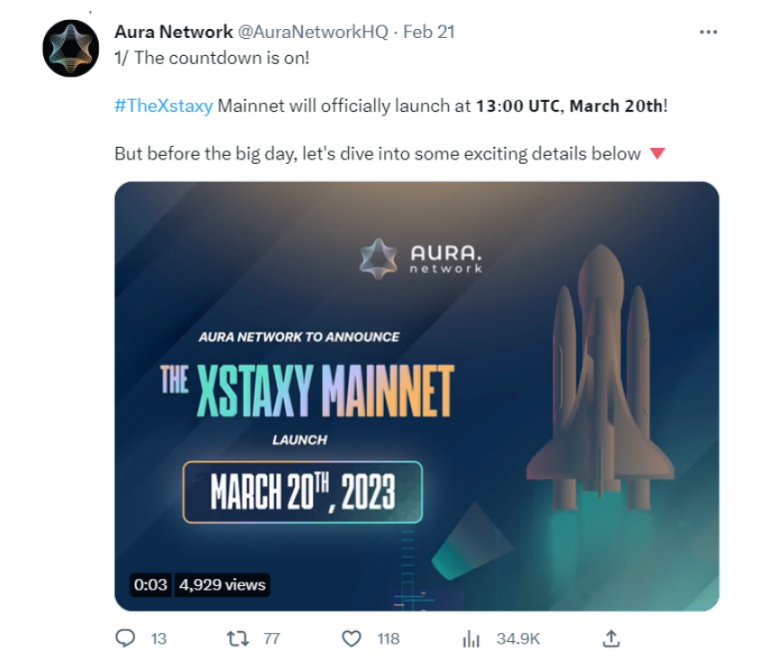 速览Cosmos生态NFT热门项目Aura Network