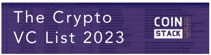 2023年Crypto VC名录：全球300家加密基金中谁最活跃？