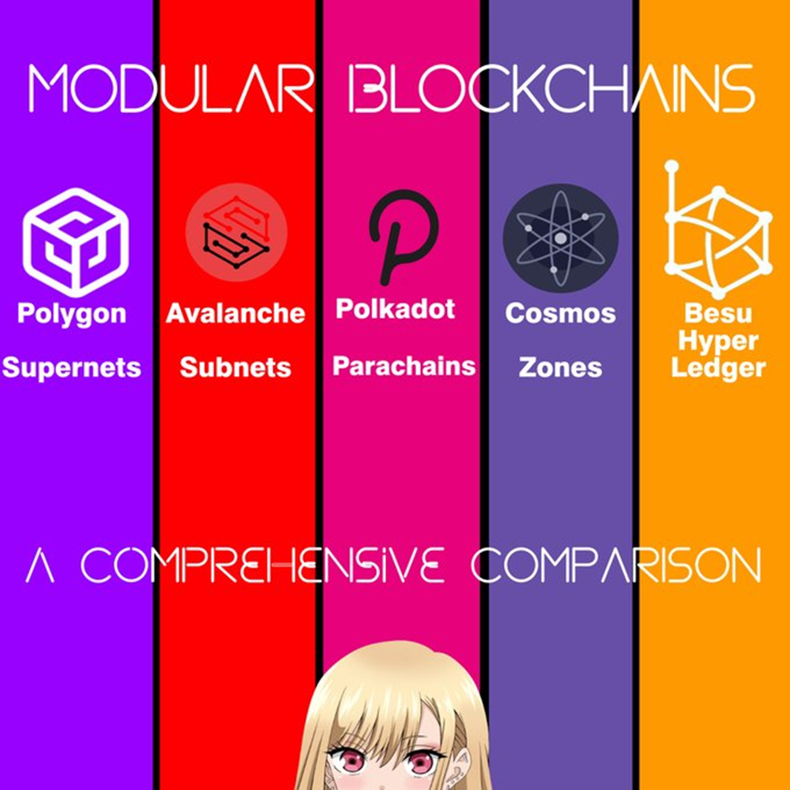 5大模块化区块链对比：Polygon、Avalanche、Polkadot、Cosmos、Besu