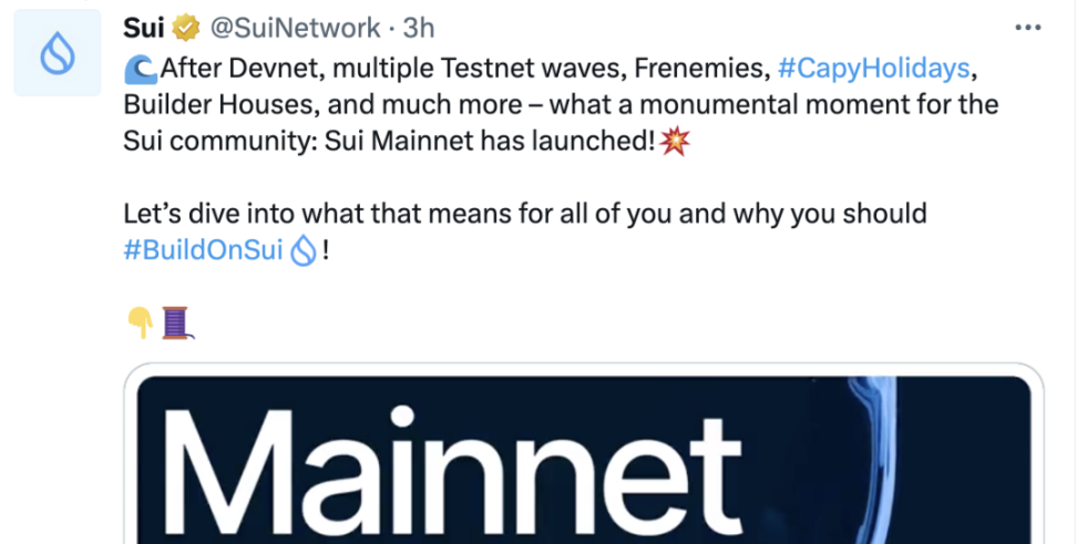 Sui Network主网上线，体验如何？