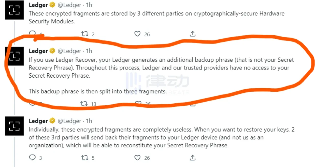 Ledger新推出的Ledger Recover，为什么被骂了？