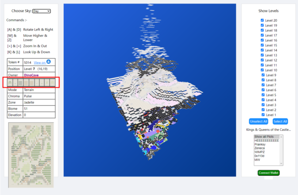 Mathcastles艺术类NFT系列产品Terraforms