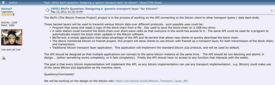 从互联网TCP/IP协议到闪电网络和比特币协议套件