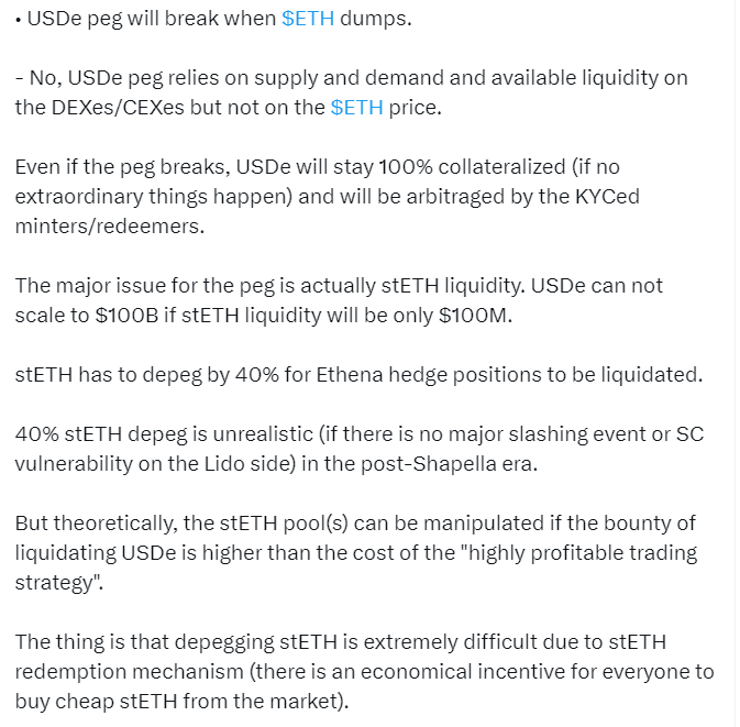 Ethena开启激励，USDe的APY高达27%，空投即将来临？