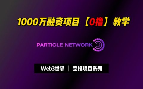 【0撸系列】链抽象头牌Particle Networ空投教学