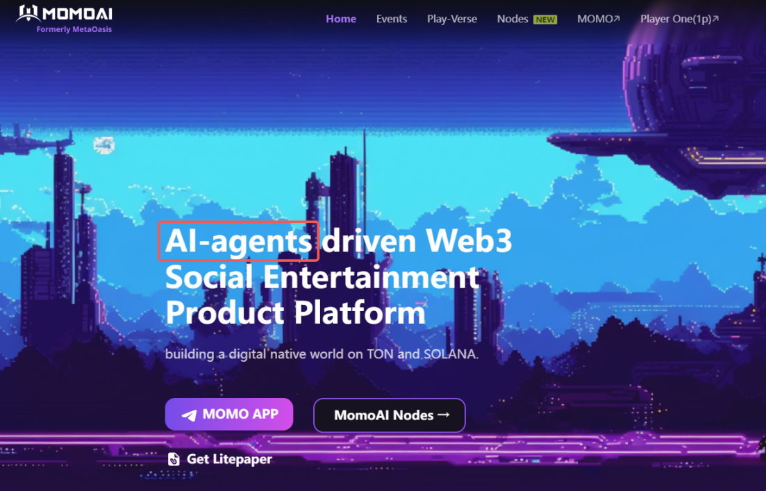 解读MomoAI：立足Ton和Solana生态，AI驱动的游戏社交增长平台