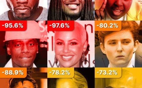 盘点30+名人币悲惨现状：市值最大跌幅达99.98%