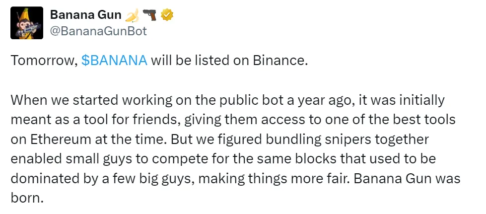 Banana Gun如何从用户和以太坊验证者手中吸走数百万美元？