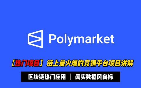 【热门项目】最热门的链上竞猜平台Polymarket讲解，更真实的数据是市场的风向标