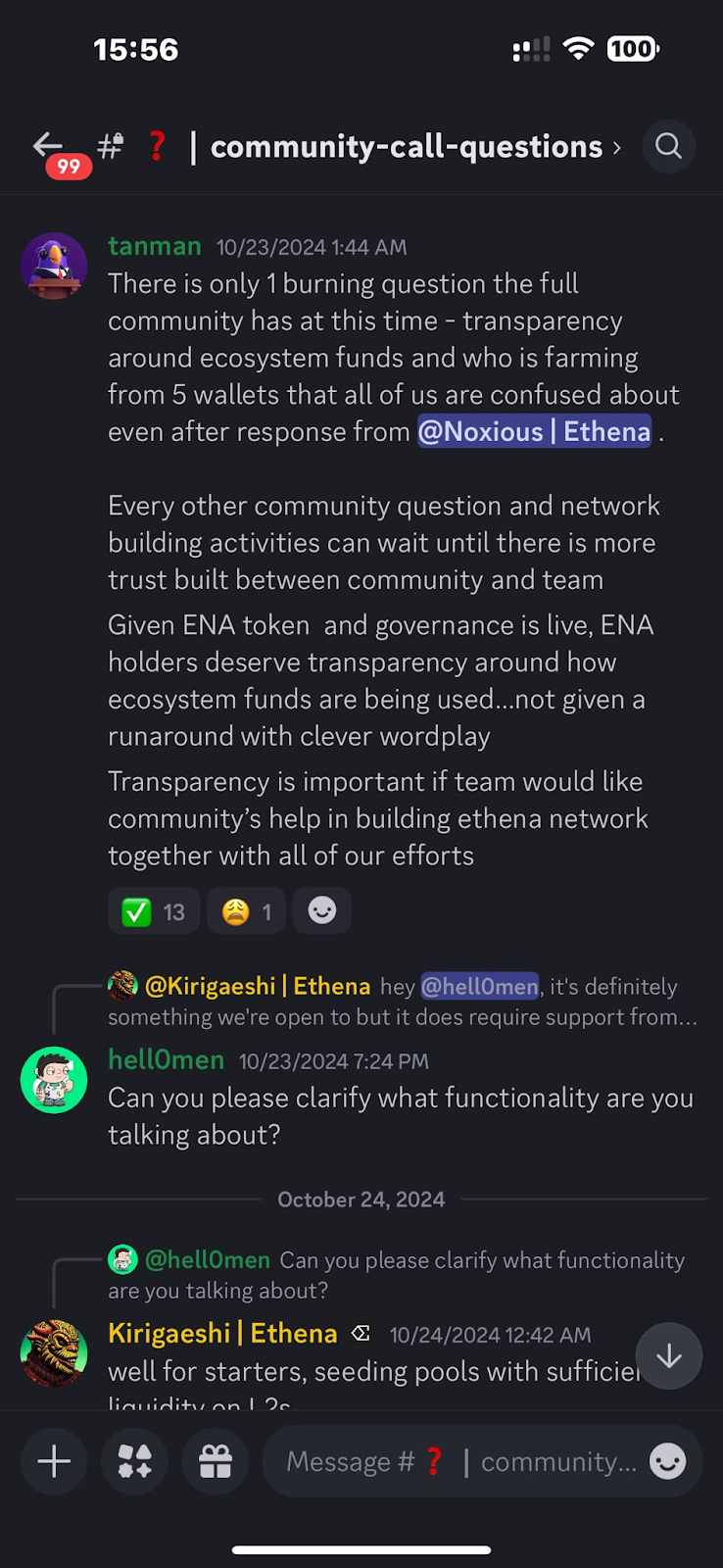 Ethena团队遭「诚信」危机,使用1.8亿枚ENA赚取Sats意在稀释奖励?