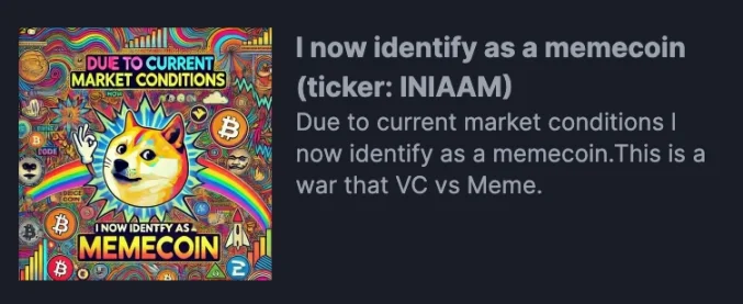 自定位为Meme的风，还是吹到了币圈各个角落