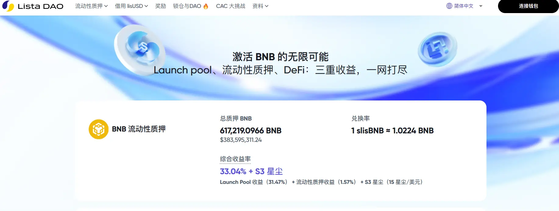 Lista DAO：以「流动性质押 +LisUSD 稳定币」重塑BNB金融生态新格局